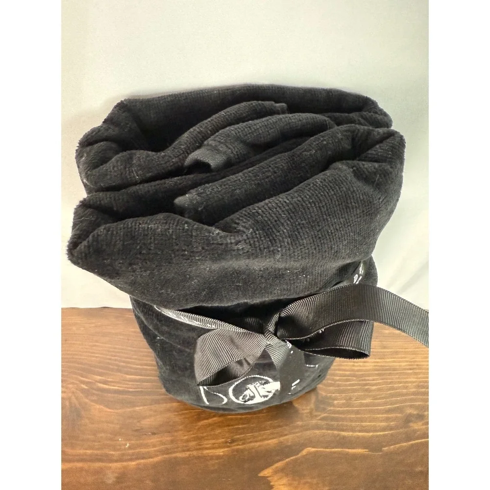 Rae‎ Dunn Peanuts Snoopy Boo! Halloween Black Hand Towels 2 pk Brand New